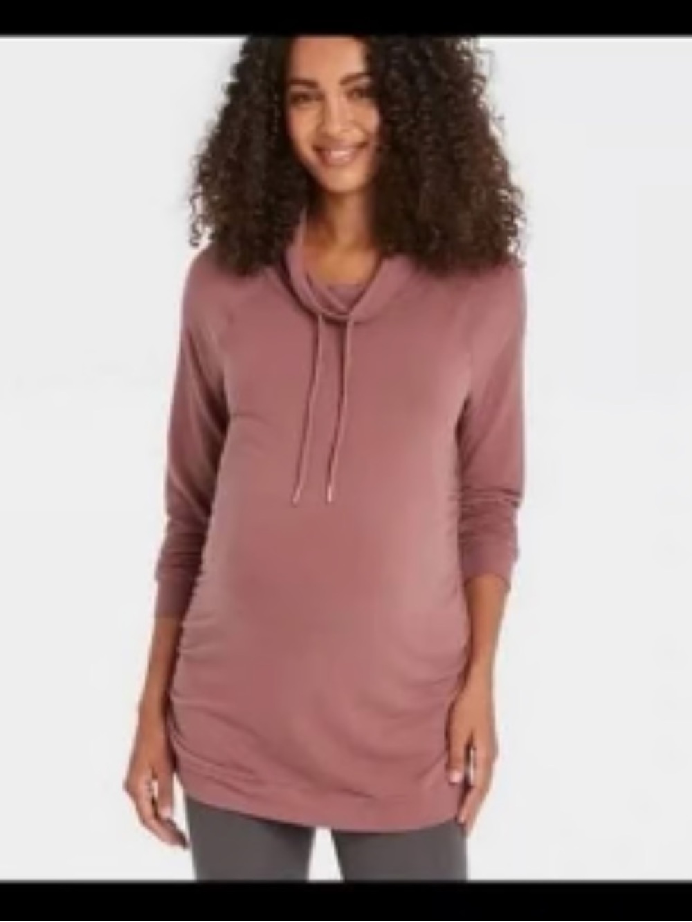 Isabel Maternity by Ingrid & Isabel Dusty Mauve Sweater Top